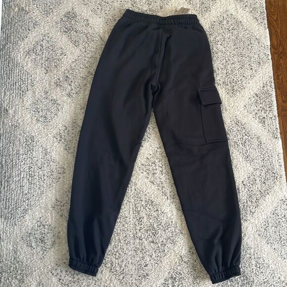 NWT Men's Puma Joggers Sweatpants Black Size Small Pockets Fleece - Picture 7 of 9
